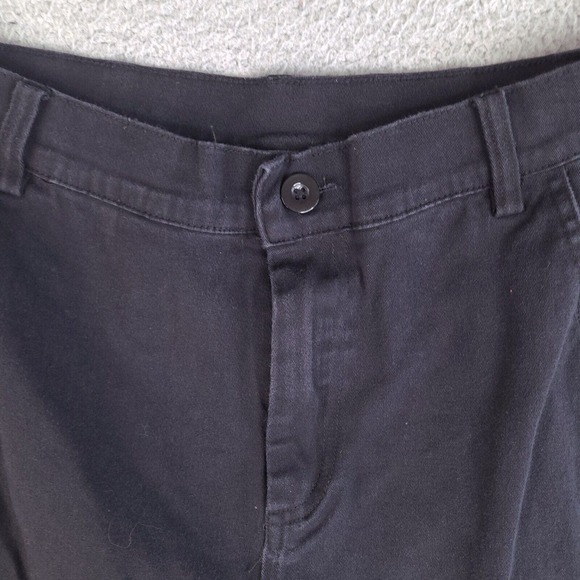 Riflessi‎ Cargo Pants Teen Youth Large 27x26.5 Black Stretch Elastic Ankle - Picture 5 of 15